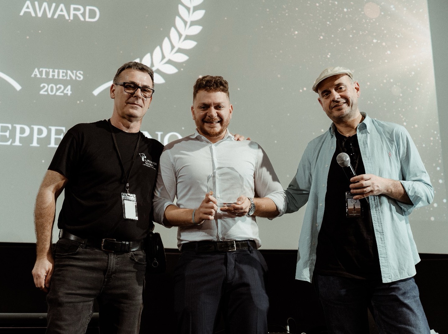 Giuseppe Cimino ritira premio internazionale - Wedding filmmaker premiato