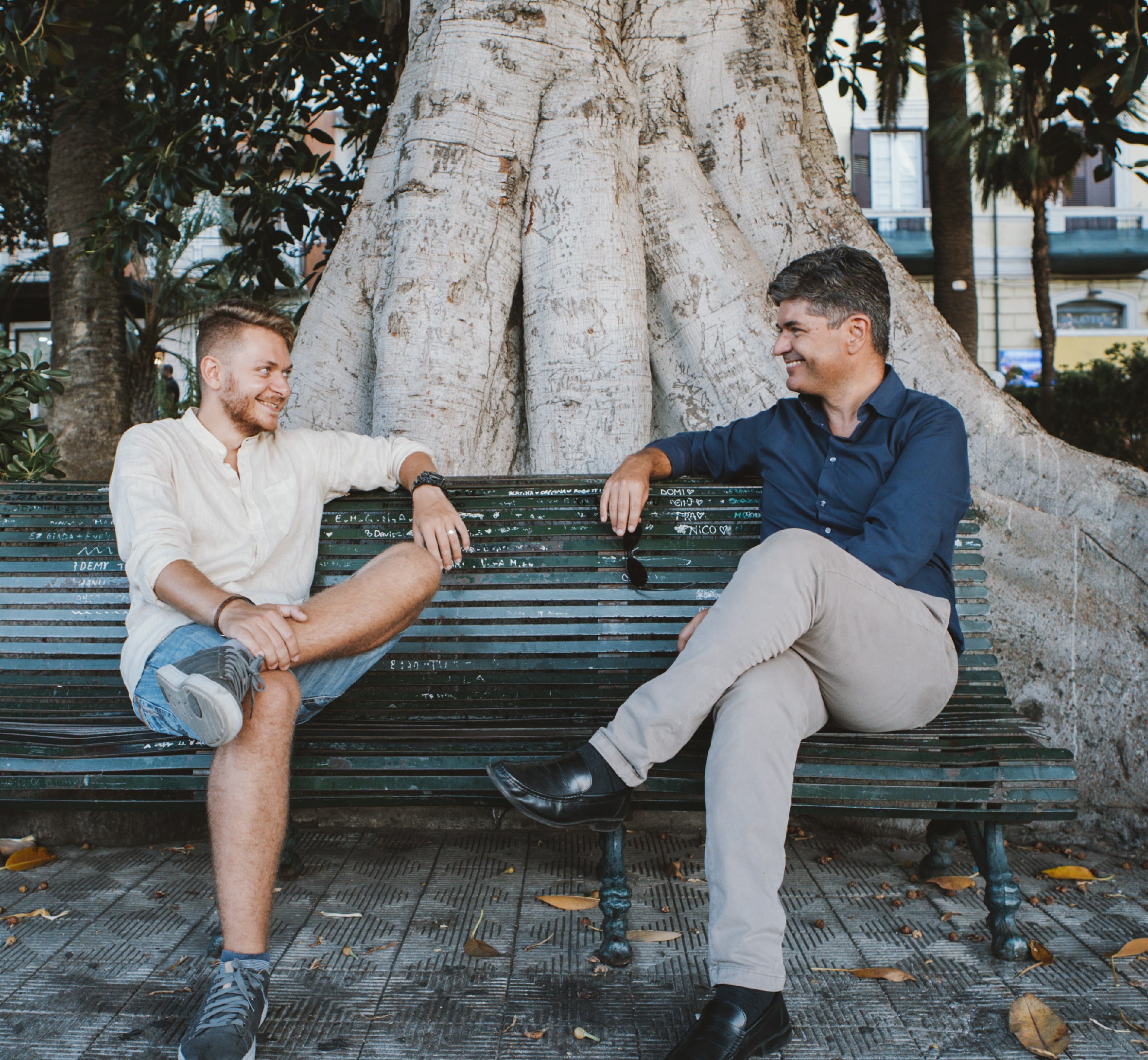 Giuseppe Cimino con i maestri Alejandro Calore e Demetrio Caracciolo - Formazione videografo